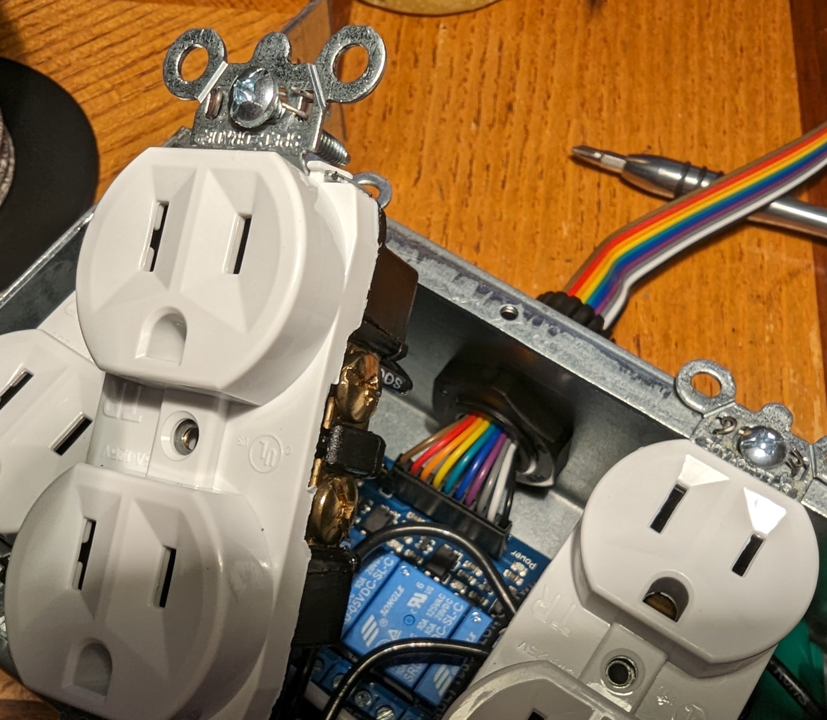 Relay board control wiring